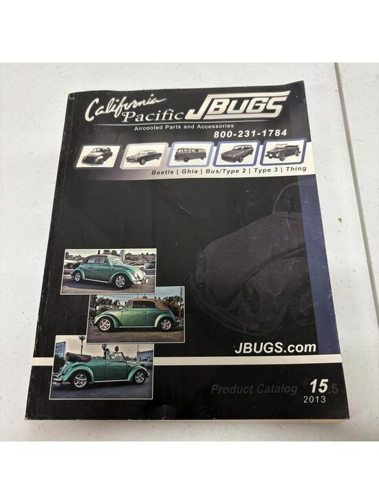 Other - 2013 California Pacific JBugs VW Aircooled Parts Catalog Beetle Bus Type 2